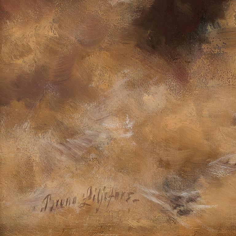 Bruno Liljefors, Fox in a fall landscape.