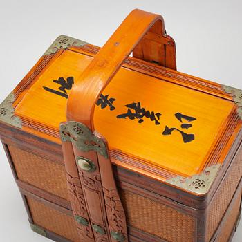 A Japanse basket, first half of the 20th century.