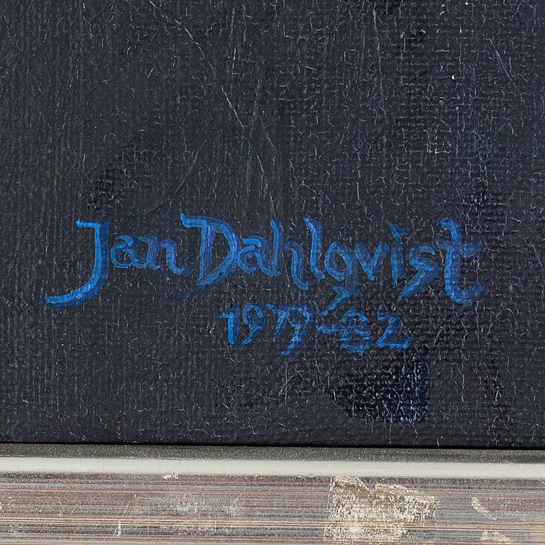 JAN DAHLQVIST, oil on canvas, signed and dated 1979-82.