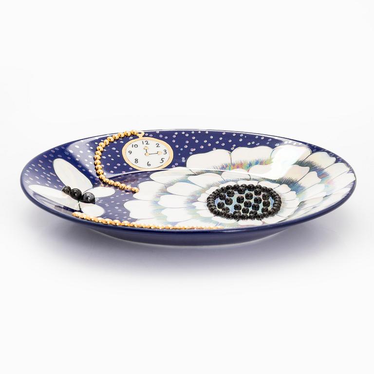 Birger Kaipiainen, a decorative ceramic dish, marked Birger Kaipiainen, Arabia Finland.