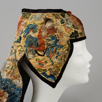 A HEADDRESS PROBABLY OR A PART OF, height 40 cm, China Qing (1644–1912), 19th century.