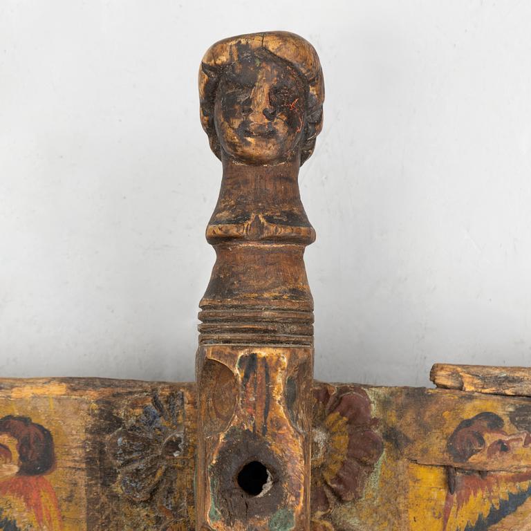 Del av vagn, troligtvis Östeuropa, 1700-tal.