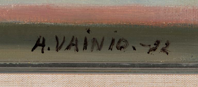 ARMAS VAINIO, öljy kankaalle, signeerattu ja päivätty -92.