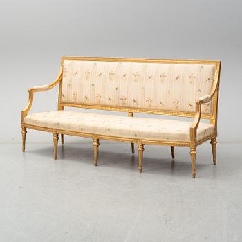 A Gustavian late 18th century sofa.