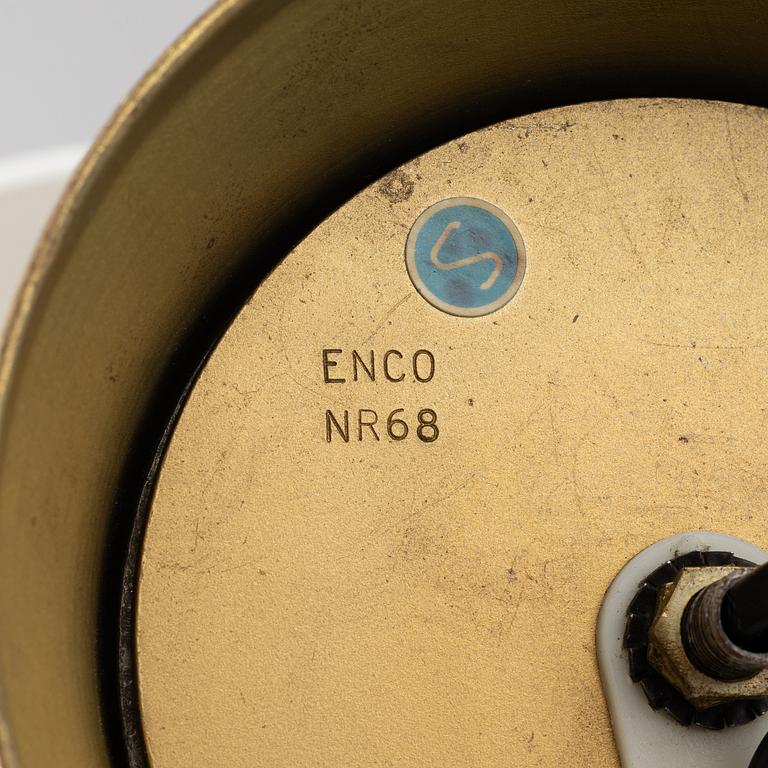 A pair of table lamps, Enco, second half of the 20th Century.