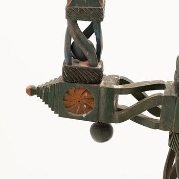 Kandelaber, sk. blekingestake, 1800-tal.