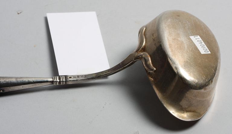 SOPPSLEV, silver, Jacob Möller, Malmö 1814.