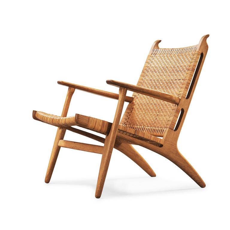 HANS J WEGNER, fåtölj "CH 27", Carl Hansen & Son, Danmark, 1950-tal.