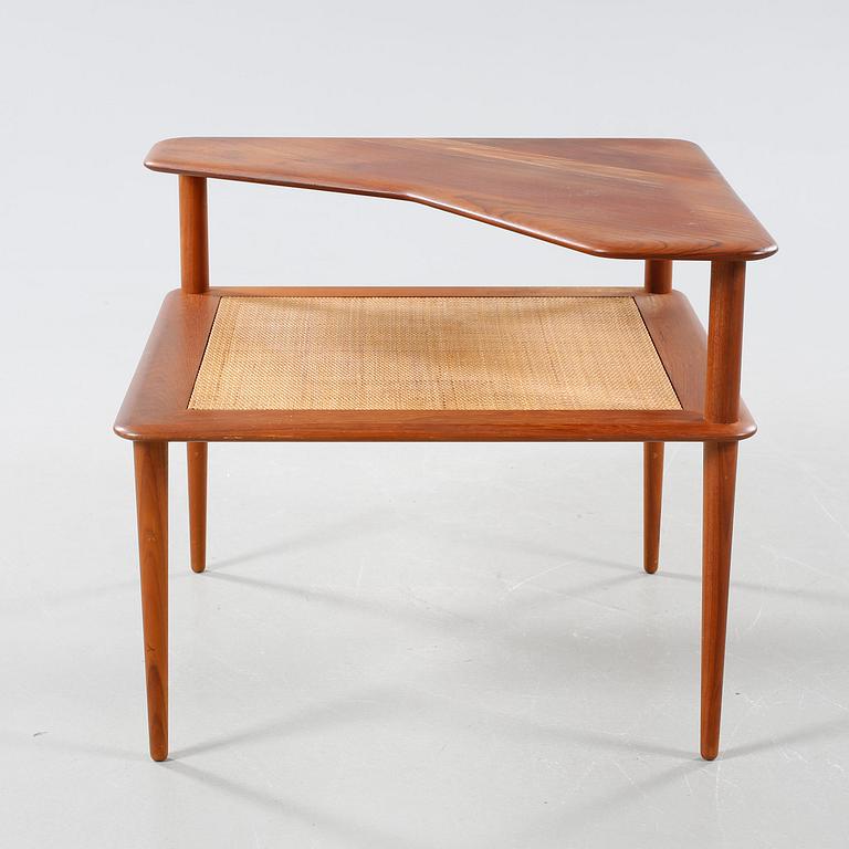 A sofa 417 and a table 519, Peter Hvidt & Orla Mörgaard Nielsen, Minerva series, France & Daverkosen, Denmark, 1950s.