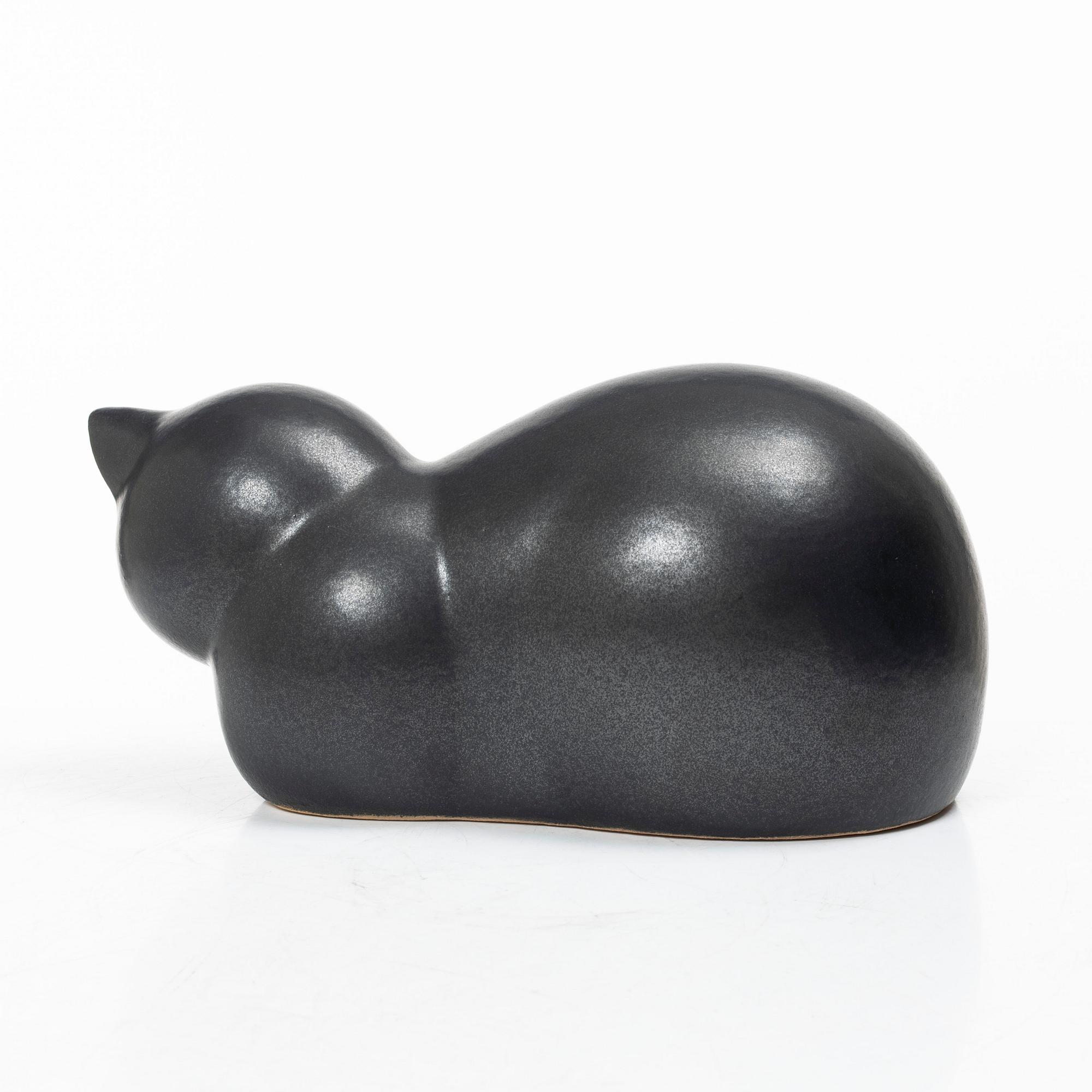 Lisa Larson, a 'Moses' cat figurine, K-Studion, Gustavsberg, Sweden.