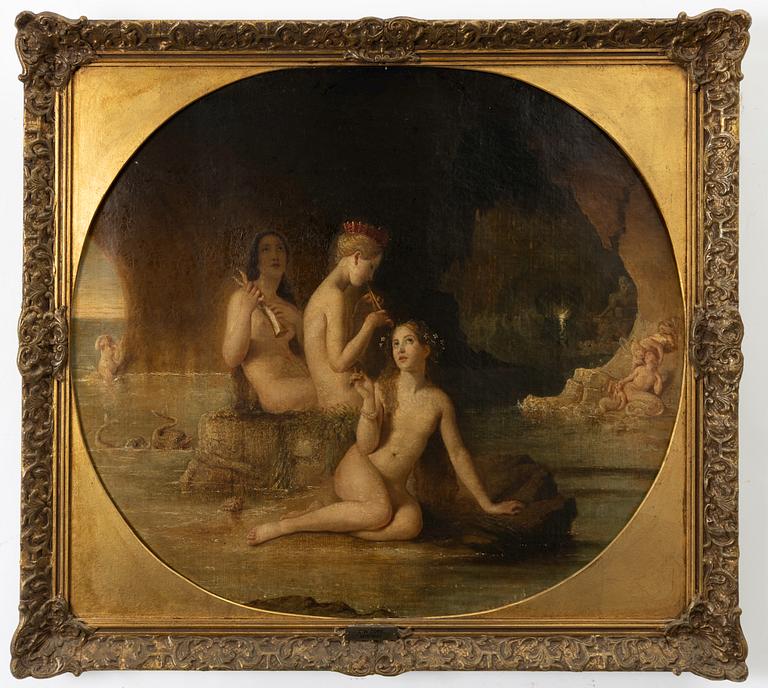 Charles West Cope, attributed to, Three nymphs.
