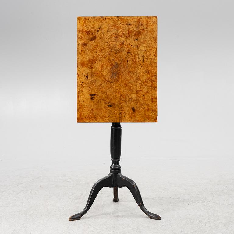 Fällbord, omkring år 1800.