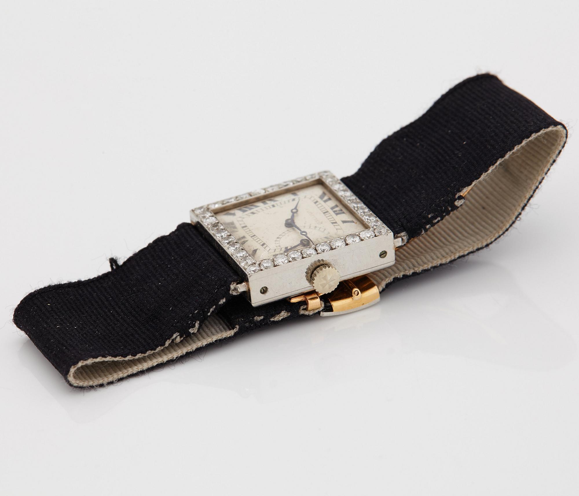 Cartier armbandsur Art deco.