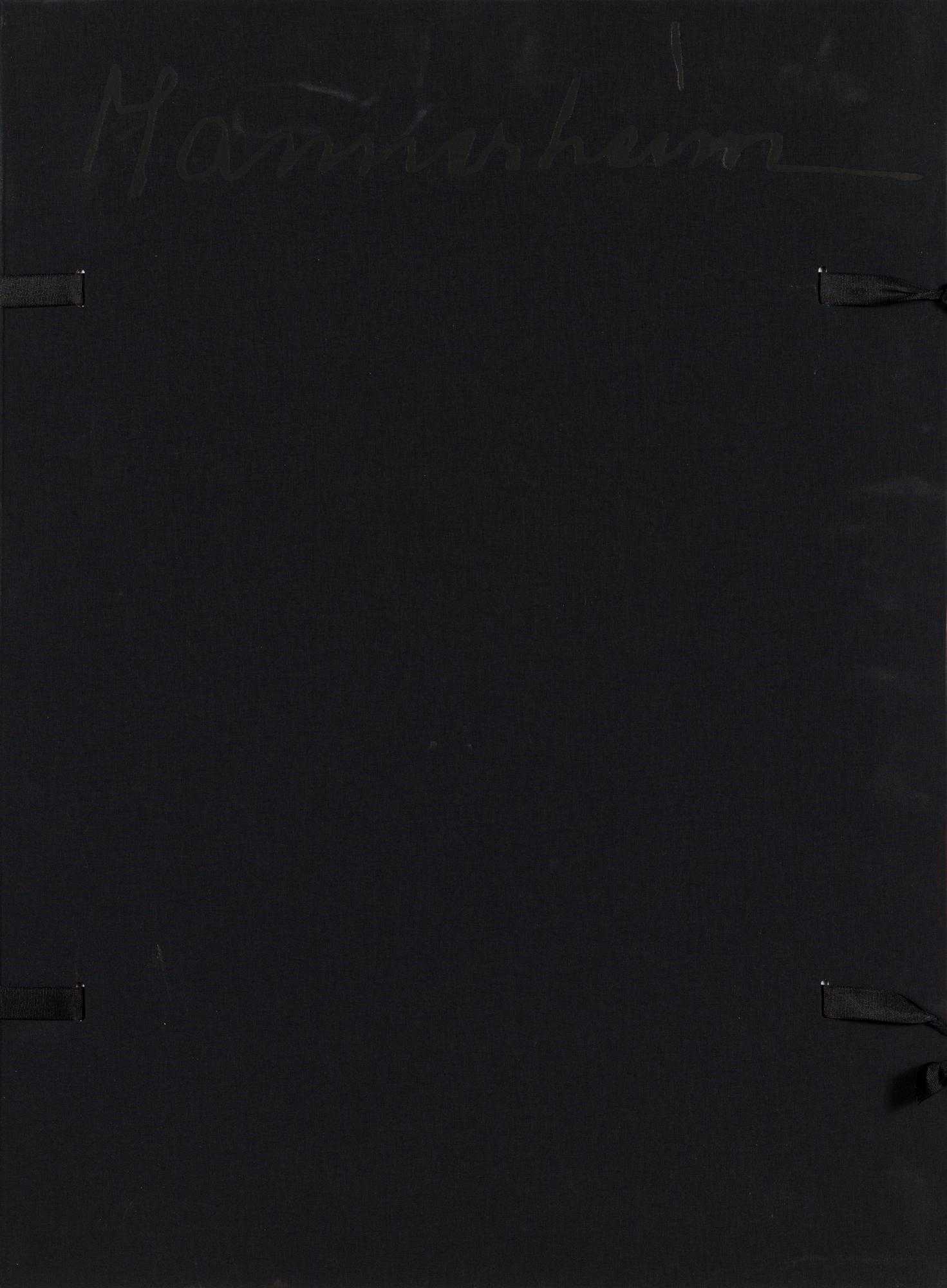 Portfolio of prints, 'Mannerheim', a set of five lithographs, signed and dated 2008, numbered 94/100.