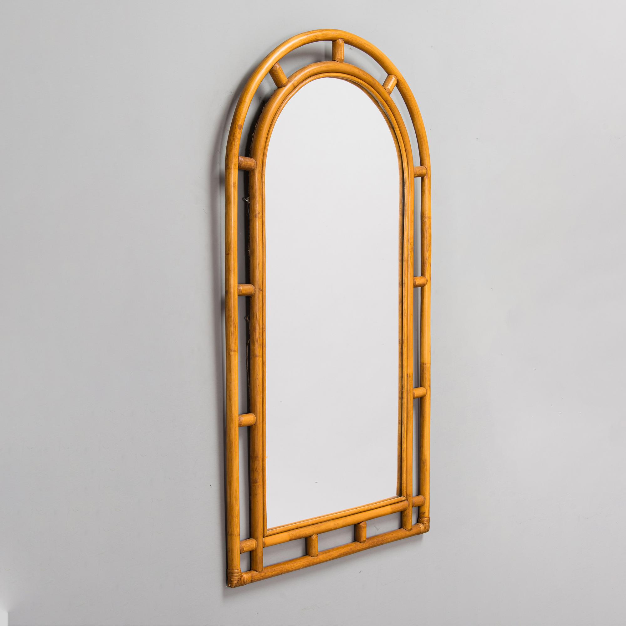 Spegel, bambu 1970-tal.