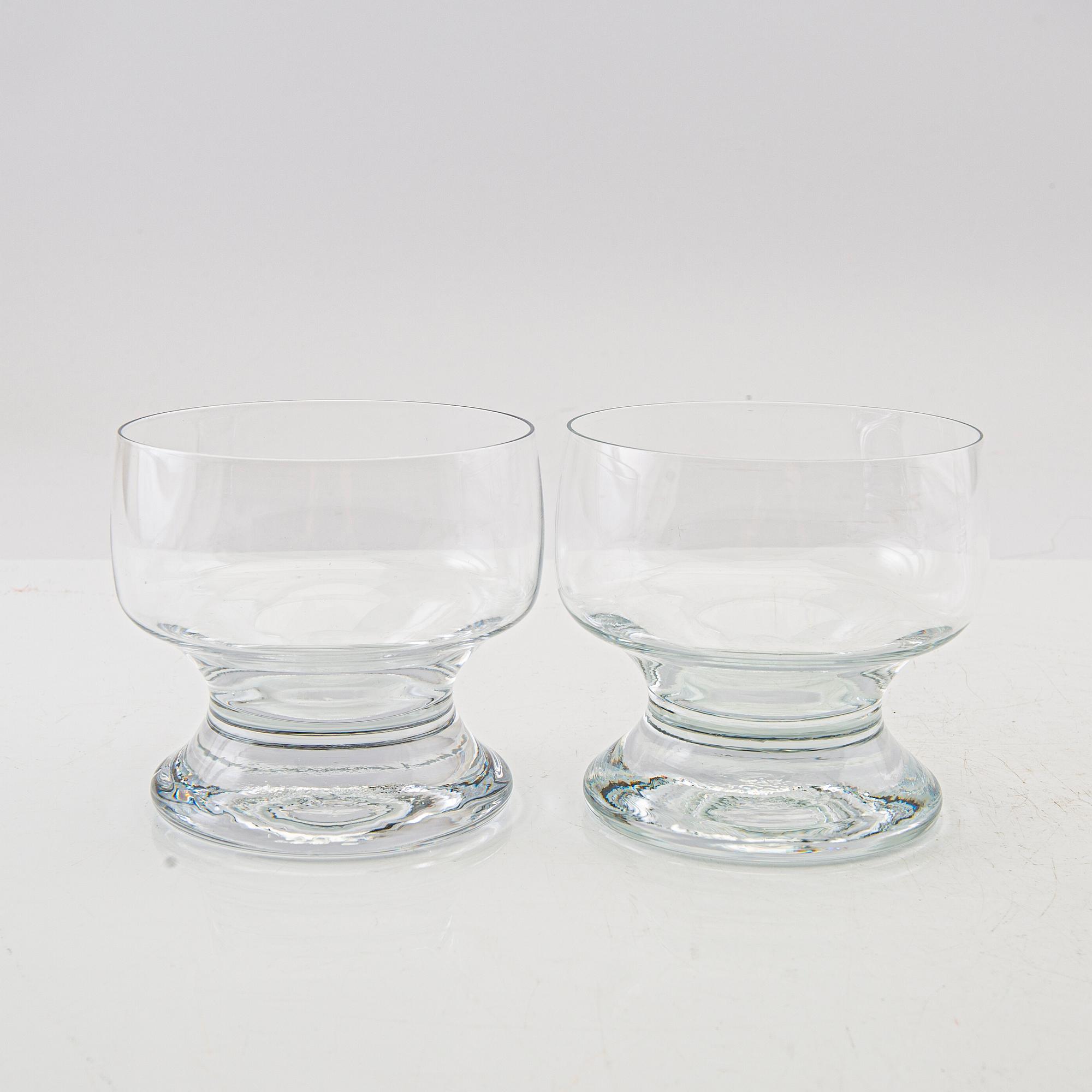 Signe Persson-Melin, servis 69 dlr "Porter" Kosta Boda sent 1900-tal.