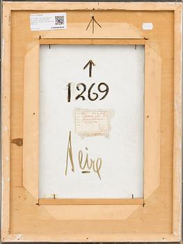 LUC PEIRE, oil/mixed media. Signed and dated a tergo.