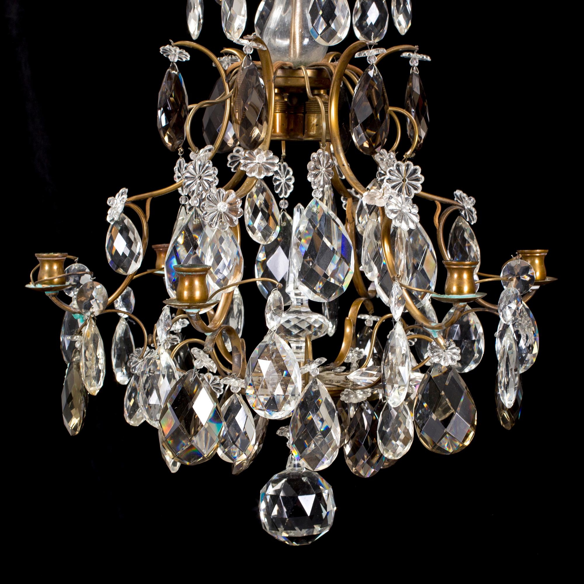 LJUSKRONA, barockstil, omkring 1900-talets mitt.