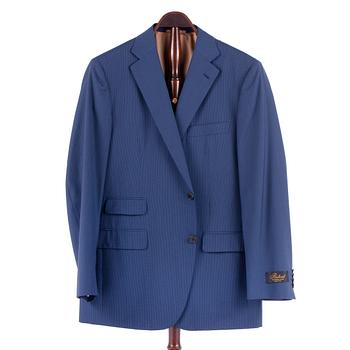 280. EDUARD DRESSLER, a blue wool suit consisting of jacket and pants. Size 54.