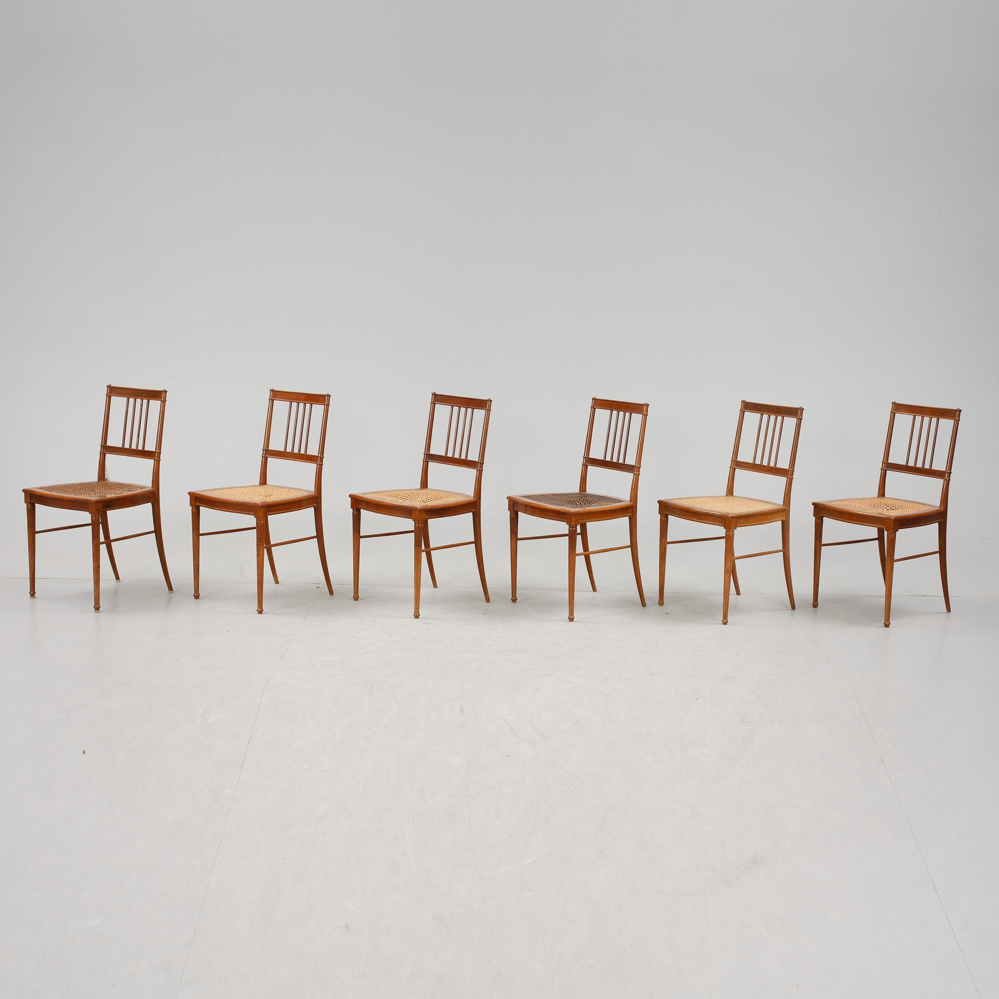 STOLAR 6 st, omkring 1900-talets mitt.