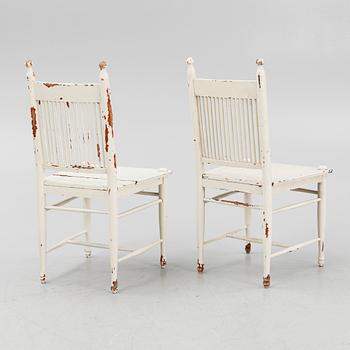 Carl Westman, chairs, 6 pcs, "Arbetarmöbeln", early 20th century.