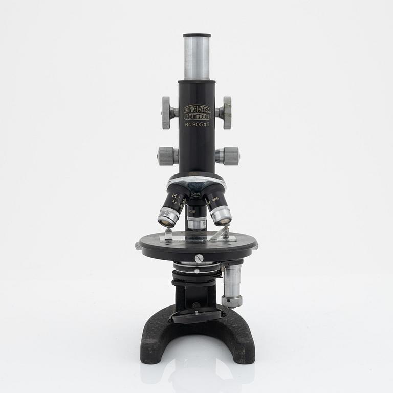 A Winkel-Zeiss microscope, mid 20th Century.