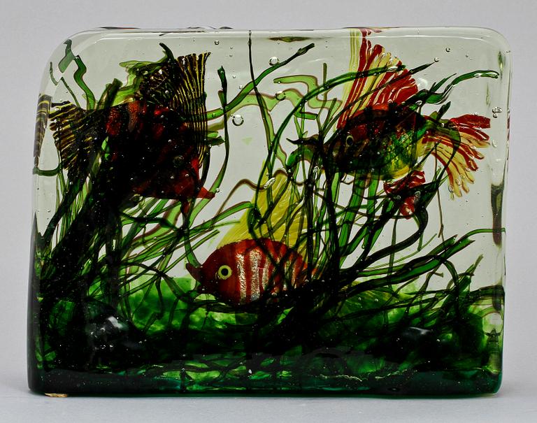 SKULPTUR, glas, Gino Cenedese, Murano, Italien, 1900-talets andra hälft.