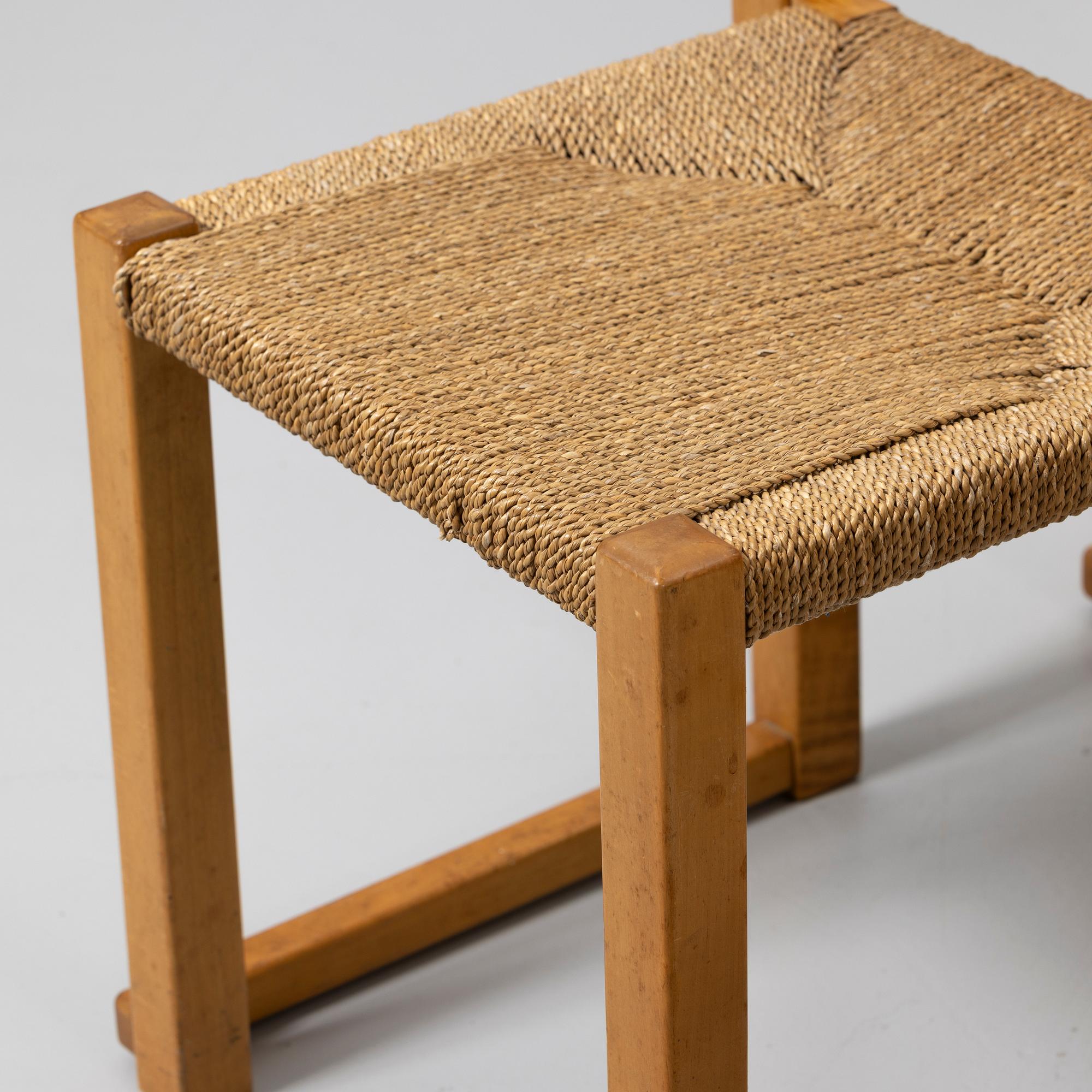 Chairs, 4, Gemla, mid-20th century.