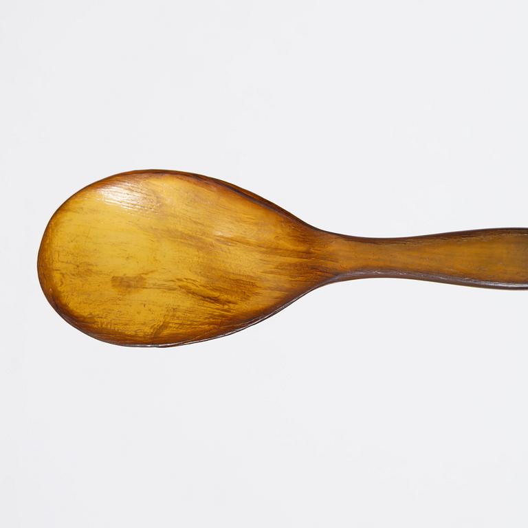 Johan Rohde, a par of silver serving utensils, 'Dronning/ Acanthus', Georg Jensen, Denmark 1927.