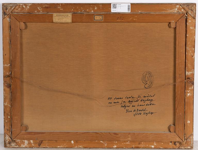 August Hagborg, Mussel plockare.