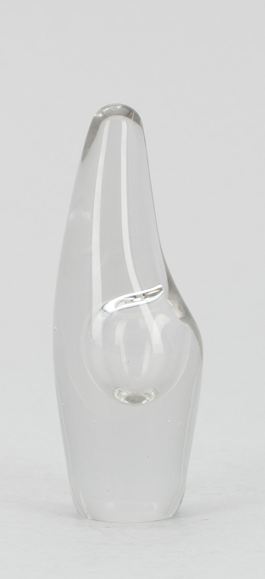 TIMO SARPANEVA, vas, glas, "Orkidé", sign. Timo Sarpaneva 3568.