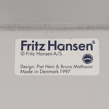 Piet Hein & Bruno Mathsson, matbord, "Superellips", Fritz Hansen, Danmark, 1997.