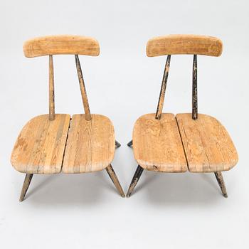ILMARI TAPIOVAARA, nojatuolipari, "Pirkka lounge chair", Laukaan Puu, 1960-luku.