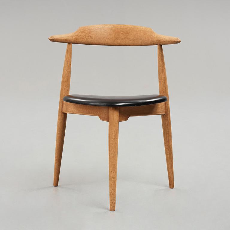 HANS J WEGNER, stol, "Hjertestolen", Fritz Hansen, Danmark, 1950-tal.