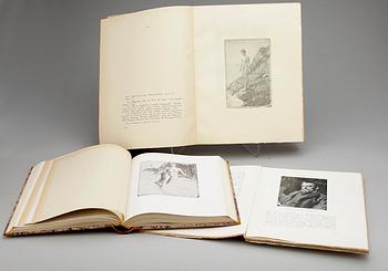 PARTI BÖCKER, bl a "Zorn tecknaren, målaren, etsaren, skulptören" av Gerda Boëthius. Stockholm/Nordisk rotogravyr, 1949.