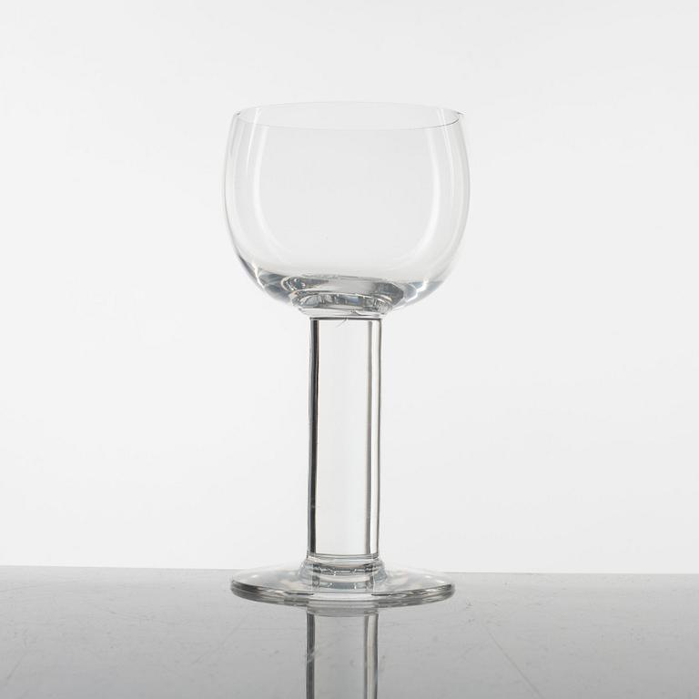 Gunnar Cyrén, glass service, 43 pieces, "Kolonn", Orrefors.