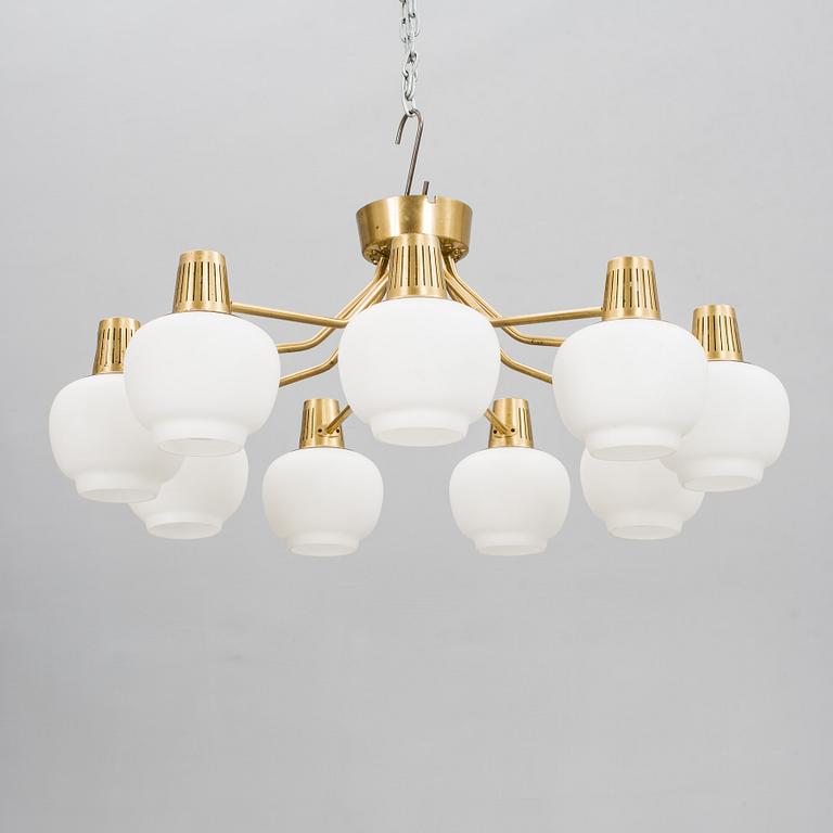 TAKLAMPA, Hans Bergström, Ateljé Lyktan 1940-tal. Diam 87 cm.