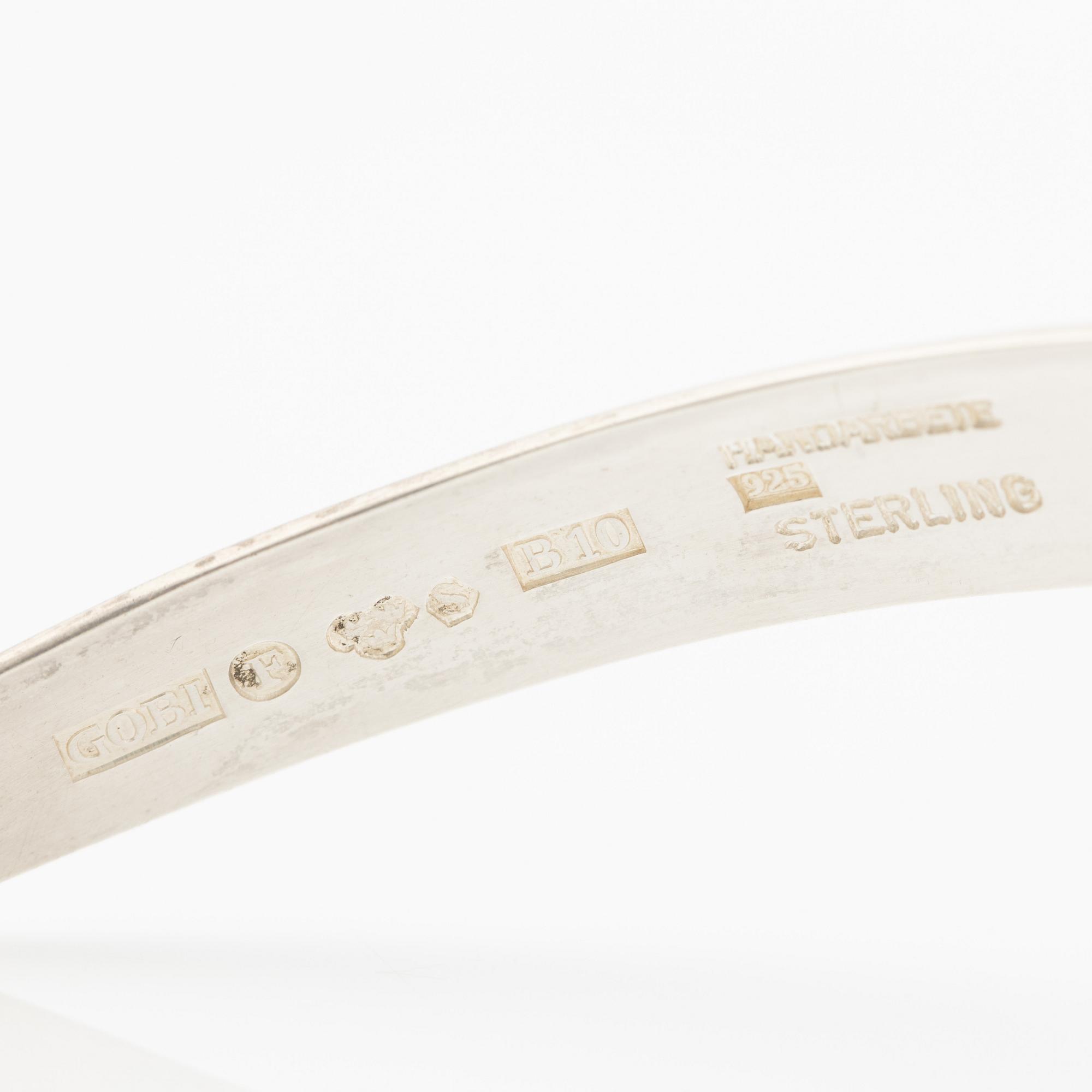 Gobi, necklace, sterling silver, Falköping 1976.