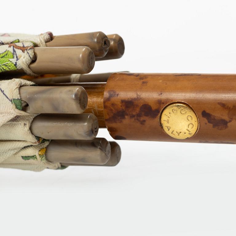 Gucci, paraply, "Flora", vintage.