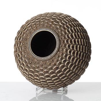 Axel Salto, a stoneware vase, Royal Copenhagen, Denmark 1958.