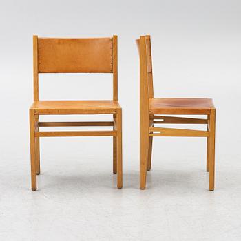 Evert Gentzell, four chairs, 1950's/60's.