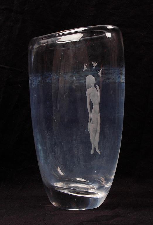 VAS, glas. Vicke Lindstrand.