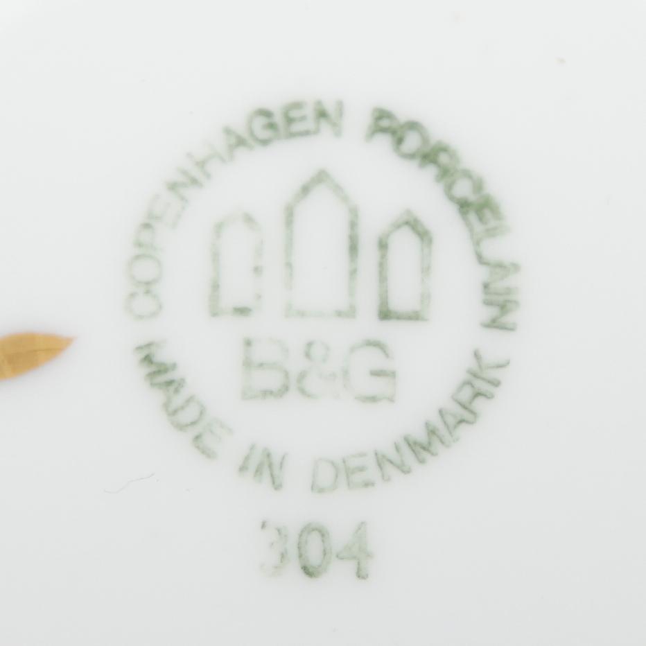 SERVISPORSLIN, 54 delar, "Måsen", Bing & Gröndahl, Danmark.