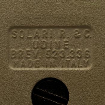 CLOCK, "Cifra 5", Gino Valle, Solari R. & C. Udine, Made in Italy.