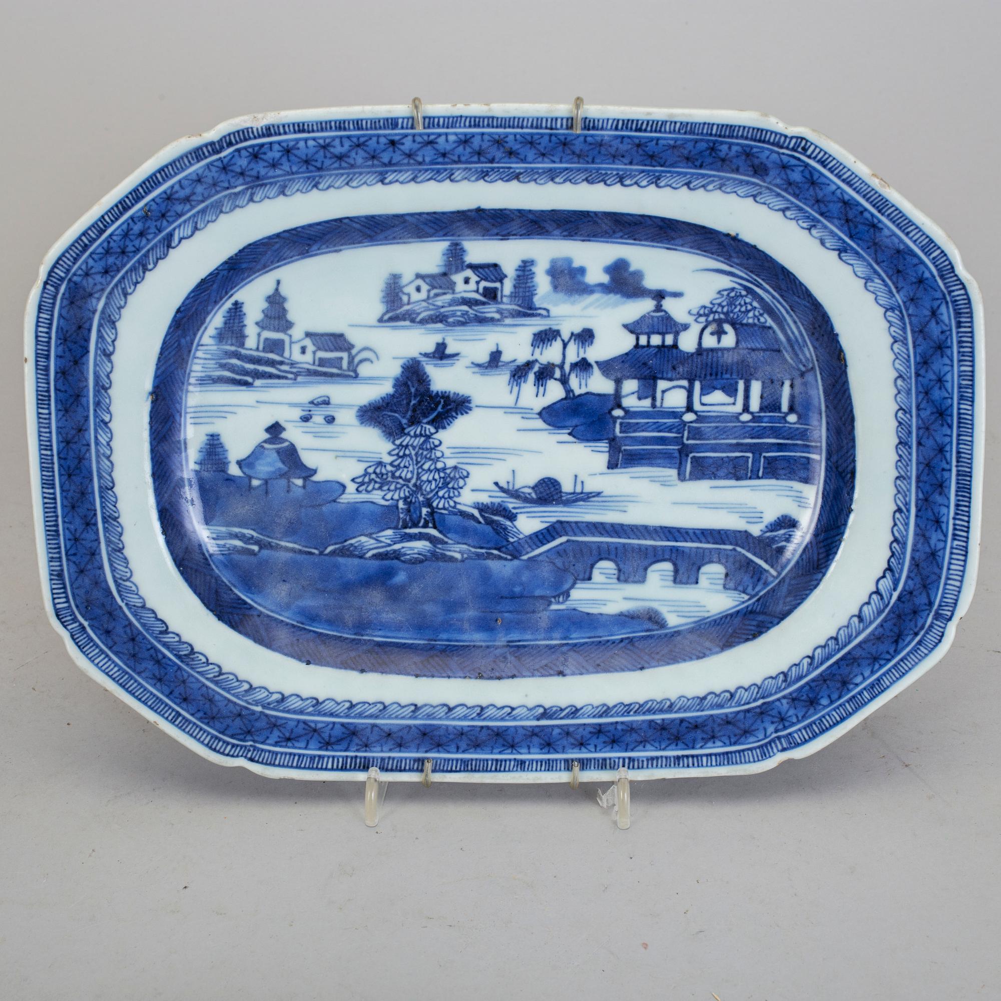 STEKFAT, 4 st, Kina, 1800-tal.