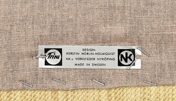 FÅTÖLJ, "Stor Adam", Kerstin Hörlin-Holmqvist, NK Trivaserien.