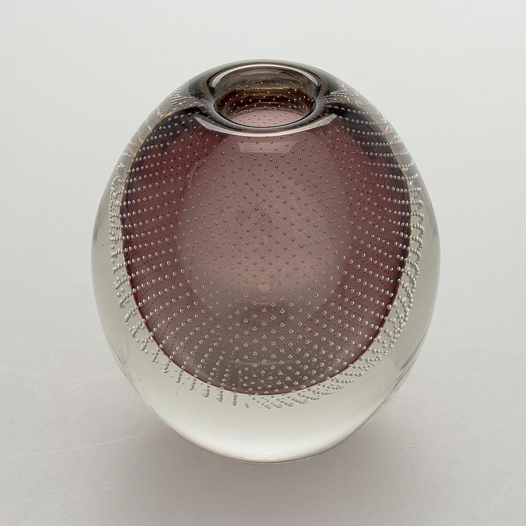 Gunnel Nyman, a model 'GN 17' vase, signed G. Nyman Nuutajärvi.