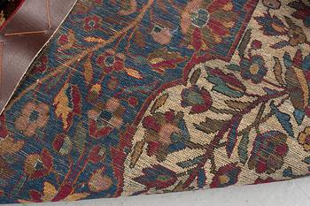 Matto, semi-antique silk Kashan, ca 166 x 100 cm.