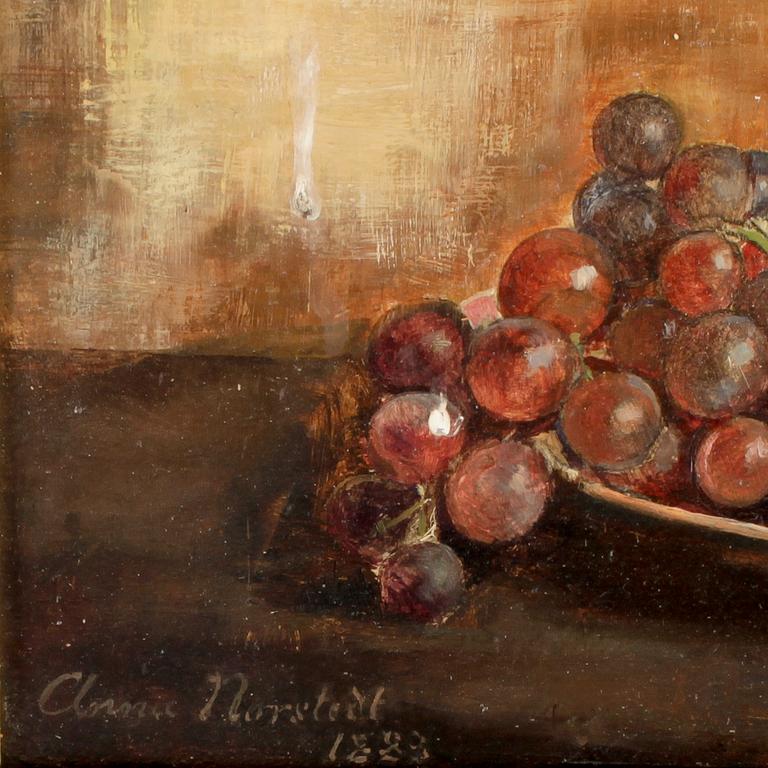 ANNA MUNTHE-NORSTEDT, olja på pannå, sign o dat 188?.