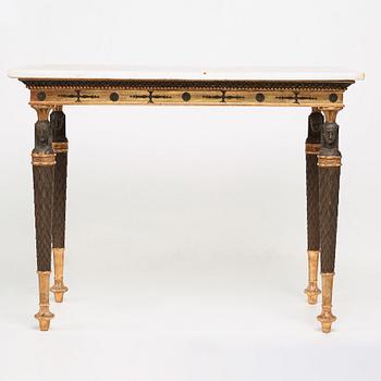 KONSOLBORD, sengustavianskt stockholmsarbete, 1800-talets början.